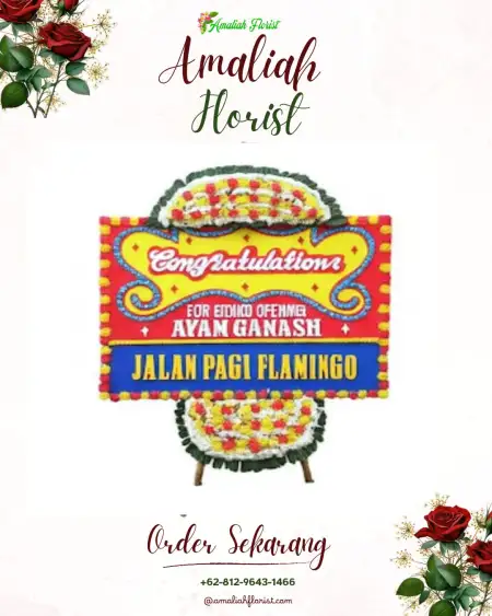 Sewa Papan Bunga Air Dikit
